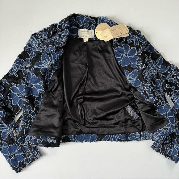 Nicole Miller Artelier NWT Bomber Jacket Small - Picture 8 of 9